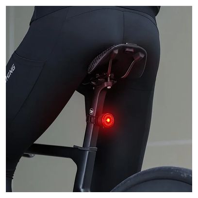 Feu Arrière de Vélo 4 Modes Intelligent Détection Avertissement Lampe