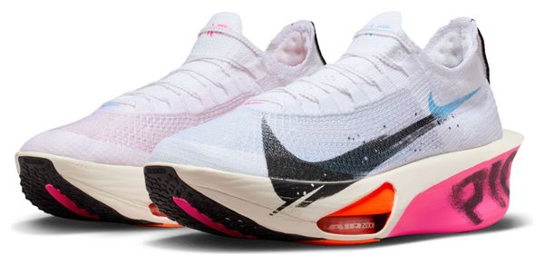 Chaussures Running Nike Alphafly 3 Blanc/Noir/Rose Homme