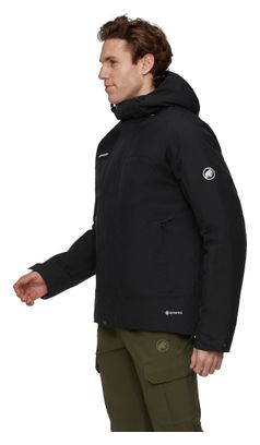 Mammut Treeline Thermo Hooded Waterproof Jacket Black Man