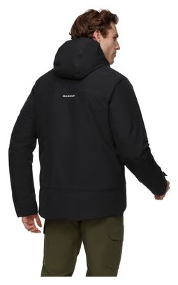 Mammut Treeline Thermo Hooded Waterproof Jacket Black Man