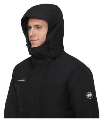 Mammut Treeline Thermo Hooded Waterproof Jacket Black Man