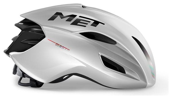 MET Manta Mips Aero Helmet Glossy Holographic White