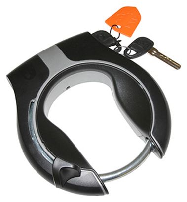 AXA VICTORY FRAME LOCK BLACK MATT-ARGENT (CON FASTENERS, IL PIÙ LEGGERO) - LIVELLO DI SICUREZZA 14-15