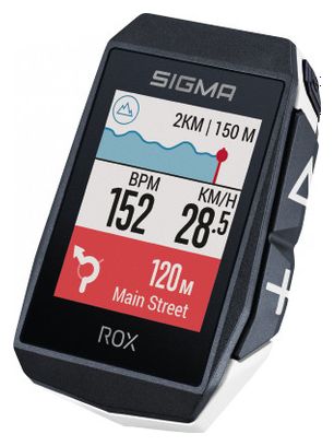 Sigma ROX 11.1 Evo HR GPS computer Set Wit / Zwart