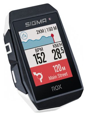 Compteur GPS Sigma ROX 11.1 Evo HR Set Blanc / Noir