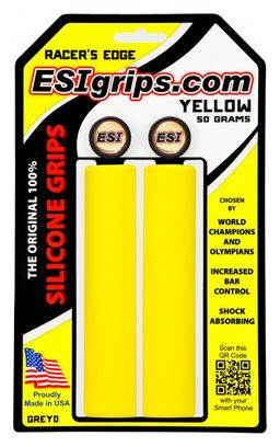 ESI Racers Edge 30mm Grips - Yellow