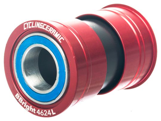 Boitier de Pédalier CyclingCeramic BB Evo 386 Sram GXP Rouge