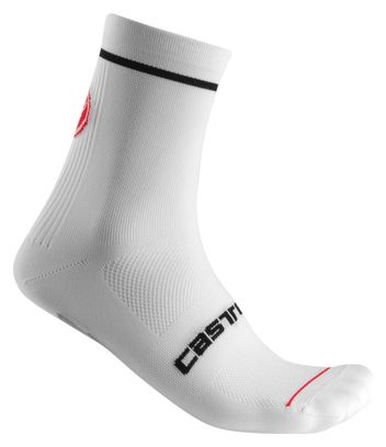 Paire de Chaussettes Castelli Entrata 13 Blanc