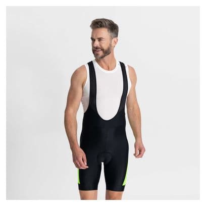 Cuissard Velo Avec Bretelless Rogelli Tyro II - Homme - Jaune/Noir