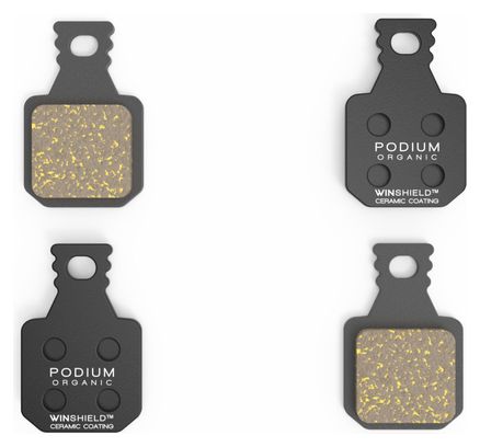 Paire de Plaquettes AMP Podium - Magura MT5/MT7 - Revêtement Ceramic/Organique