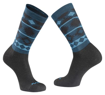 Northwave Core Socken Blau/Schwarz