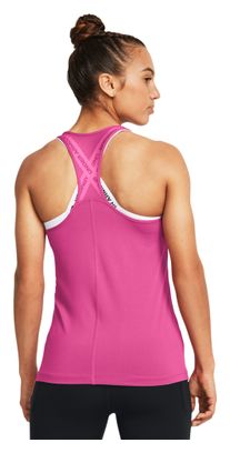 Canotta Under Armour HeatGear Armour Racer Donna Rosa