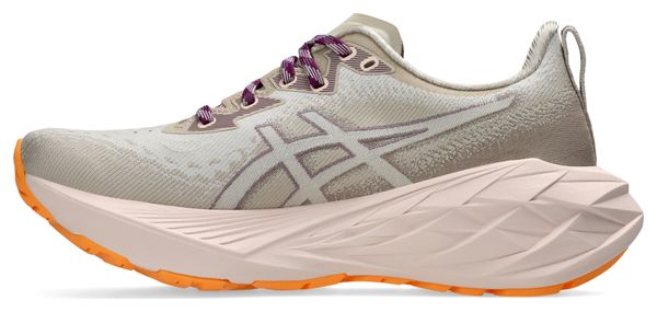 Asics Novablast 4 TR Laufschuhe Beige/Orange/Violett Damen