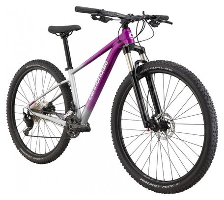 VTT Semi-Rigide Femme Cannondale Trail Women's SL 4 Shimano Deore 11V 29'' Violet Gris