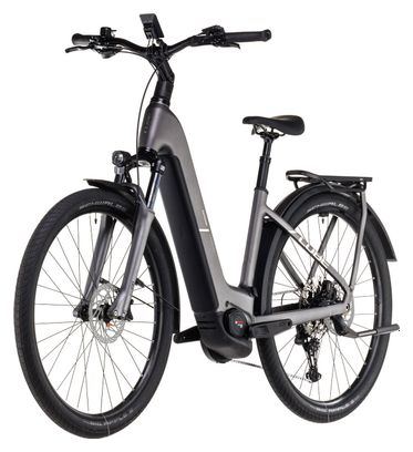 Cube Kathmandu Hybrid Pro 800 Elektrische Hybride Fiets Shimano Cues 11S 800 Wh 700 mm Slab Grey 2025