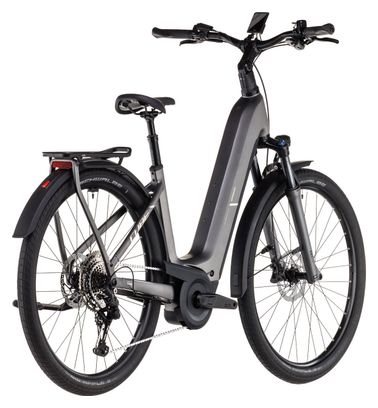 Cube Kathmandu Hybrid Pro 800 Elektrische Hybride Fiets Shimano Cues 11S 800 Wh 700 mm Slab Grey 2025