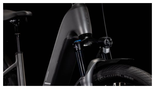 Cube Kathmandu Hybrid Pro 800 Elektrische Hybride Fiets Shimano Cues 11S 800 Wh 700 mm Slab Grey 2025