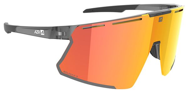 Occhiali AZR Vision RX Cristallo nero/Rosso + Lente chiara