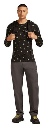 Baselayer Icebreaker Merino 200 Oasis Snow Day Noir Homme