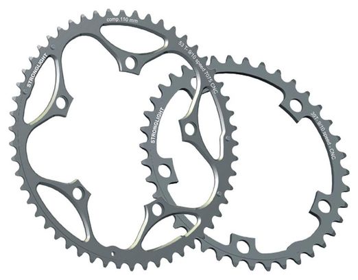STRONGLIGHT 52T External Chainring 110 mm Silver