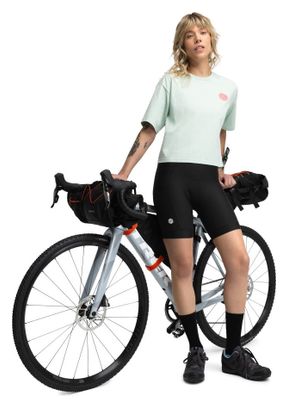 T-shirt ample manches courtes cyclotourisme femme Cyclisme Reef Light Green Vert