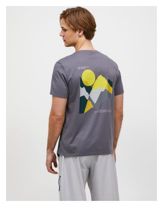Maglietta Peak Performance Explore Graphic Grigio Uomo