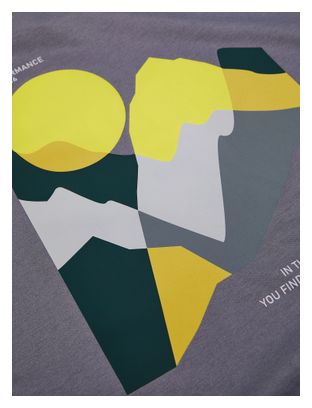 Maglietta Peak Performance Explore Graphic Grigio Uomo