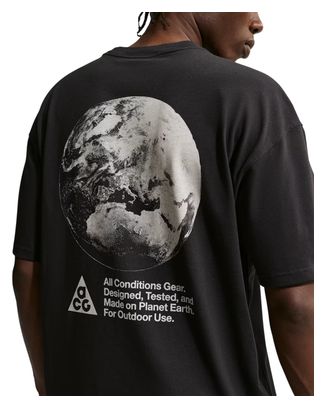 T-Shirt Manches Courtes Nike ACG Planet Earth Noir Homme