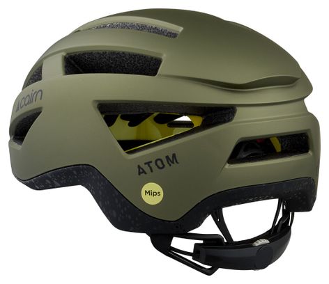 Casco da strada Cairn Atom Mips Mat Metallic Verde