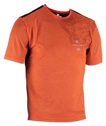Leatt MTB Trail 1.0 Short Sleeve Jersey Flame Orange