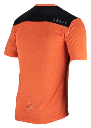 Leatt MTB Trail 1.0 Short Sleeve Jersey Flame Orange