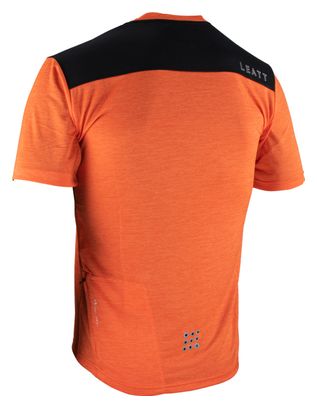 Leatt MTB Trail 1.0 Short Sleeve Jersey Flame Orange
