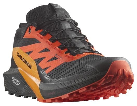 Chaussures de Trail Salomon Sense Ride 5 GTX Noir / Orange