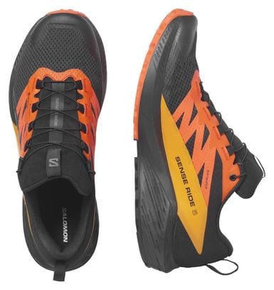 Salomon Sense Ride 5 GTX Trail Shoes Black / Orange