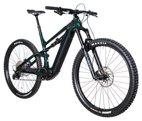 Bicicleta de montaña eléctrica Cannondale Moterra Neo S1 Shimano SLX/XT 12V 630 Wh 29'' Verde con doble suspensión