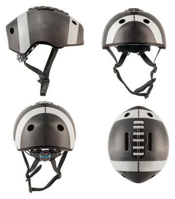 Casque de Vélo pour enfants| Ballon USA Noir | Crazy Safety | Certifié EN1078