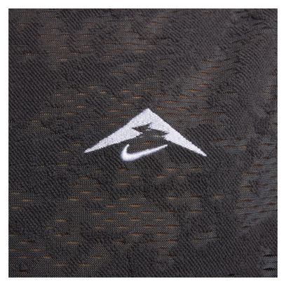 Camiseta Térmica Nike Dri-Fit Trail Gris Negra 1/2 Cremallera
