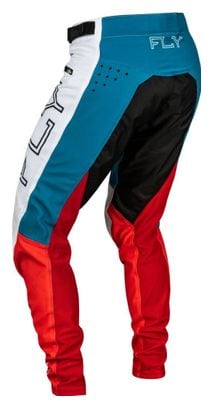 Pantalon Fly Racing Fly Rayce Bleu/Blanc/Rouge 34 US