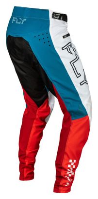 Pantalon Fly Racing Fly Rayce Bleu/Blanc/Rouge 34 US