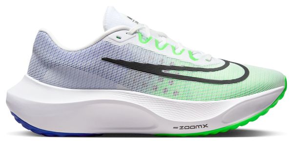 Chaussures Running Nike Zoom Fly 5 Blanc Vert Bleu Homme