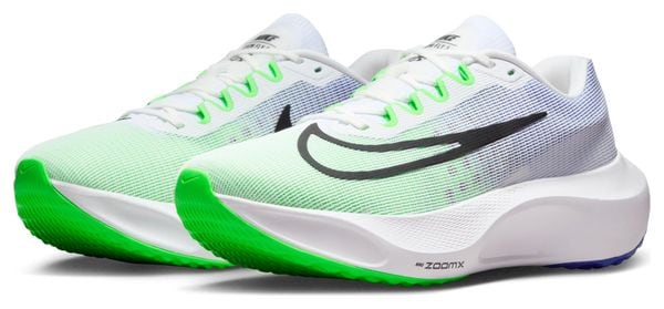 Nike Zoom Fly 5 Weiß Grün Blau Laufschuhe