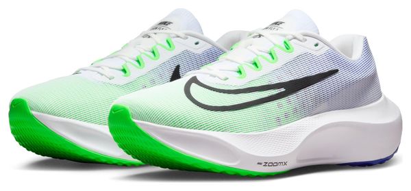 Nike Zoom Fly 5 Running Shoes White Green Blue