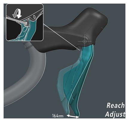 Commande Droite/Arrière Shimano Dura-Ace Di2 ST-R9270-R 2x12V Noir