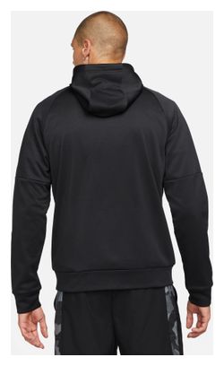 Nike Therma Kapuzenpullover Schwarz Herren