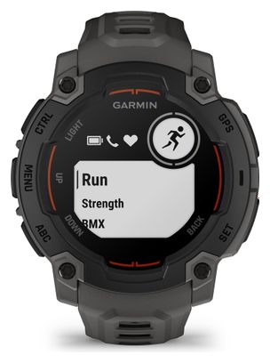 Garmin Instinct E - 45 mm GPS Horloge Zwart met Charcoal Siliconen Band