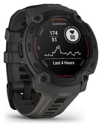 Garmin Instinct E - 45 mm GPS Horloge Zwart met Charcoal Siliconen Band