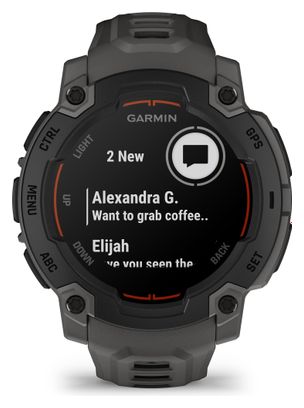 Garmin Instinct E - 45 mm GPS Horloge Zwart met Charcoal Siliconen Band