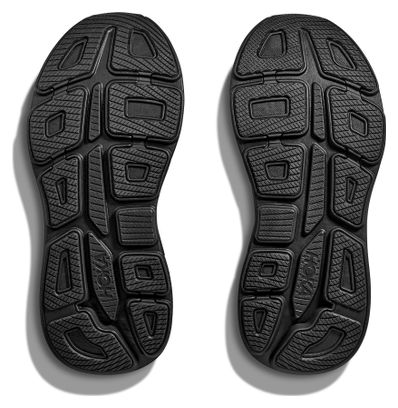 Chaussures Running Hoka Bondi 9 Large Noir Femme