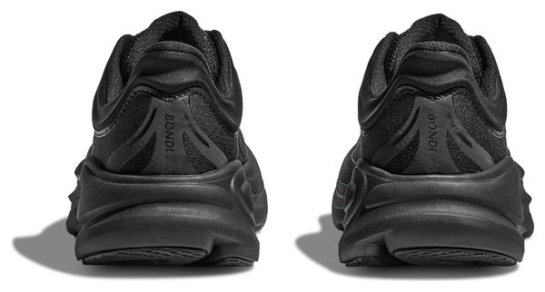 Chaussures Running Hoka Bondi 9 Large Noir Femme