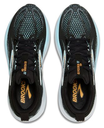 Chaussures Running Brooks Glycerin 22 Noir/Bleu Homme